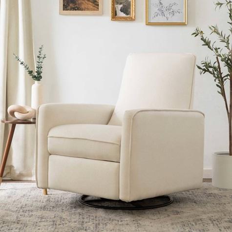 Furniture - daVinci Penny Recliner And Swivel Glider, Alwyn Home Jarrettsville Hybrid Mattress - MSRP $2,309
