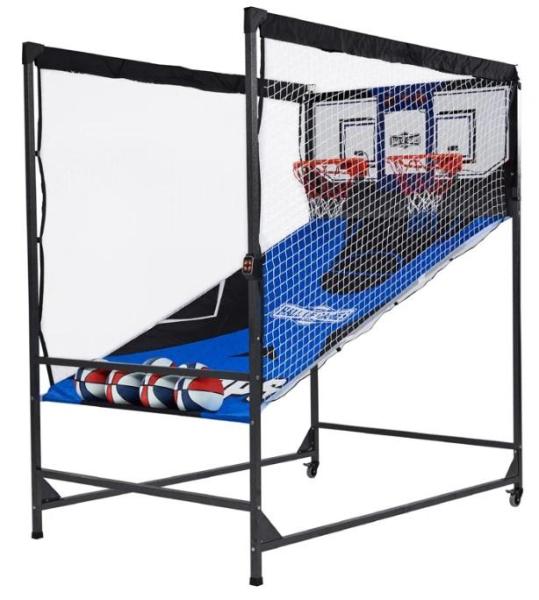 Furniture- Premium Basketball Arcade Game,  Leilonie Vibrant Ascend Evergreen Pre-Lit Green Upward Slim  - MSRP $2,389