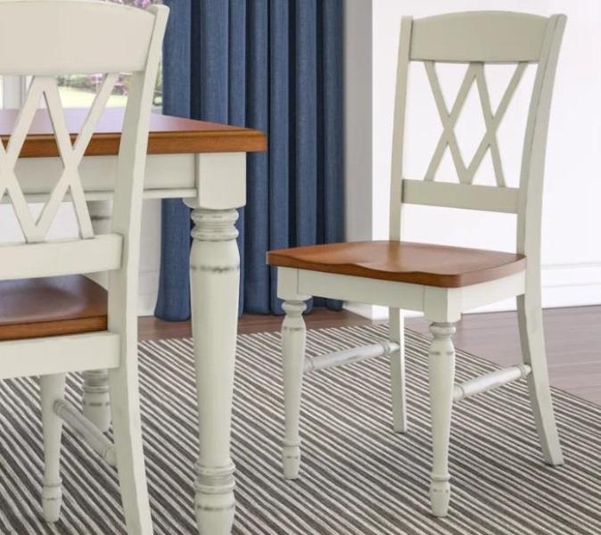 Furniture - Giulia Dining Chair, Pecor 1-Drawer Nightstand - Natural - MSRP $1,857