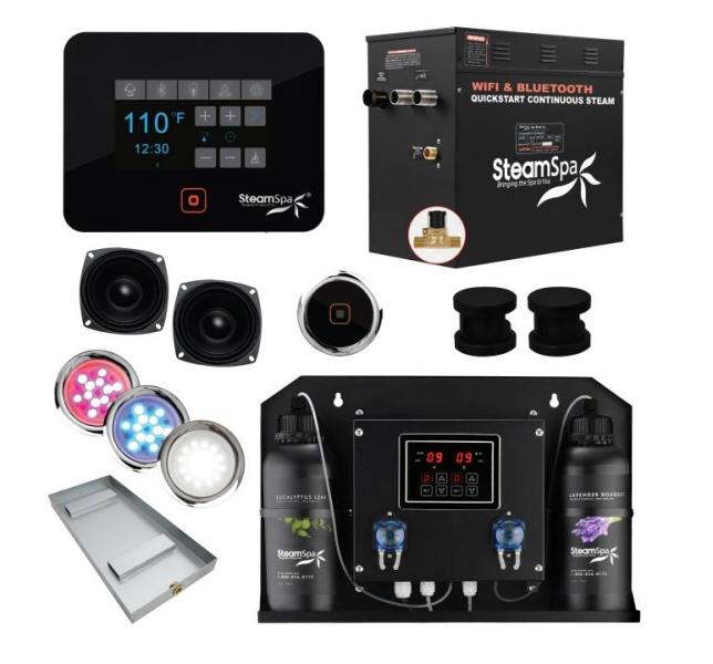 SteamSpa BKT1200MK-ADP - Steam Shower Kits Steam Showers - MSRP $5,944