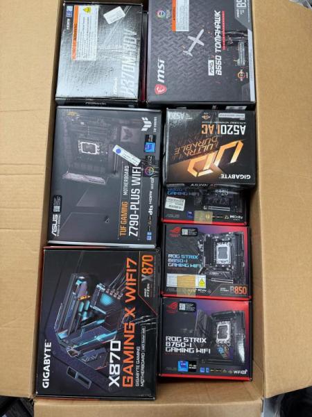 SALVAGE Motherboards - ASUS, GIGABYTE, MSI, ASRock - MSRP $7,156