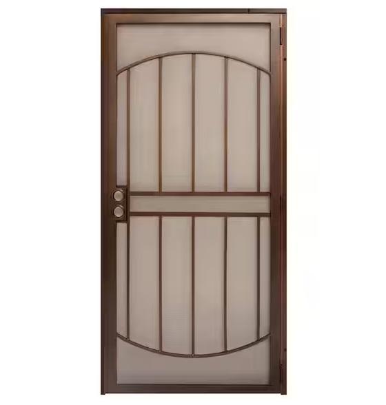 Doors & Windows- Unique Home Designs 32inx80in Outswing Security Door, eightdoors, Hampton Bay - Est Retail $989- 3plts