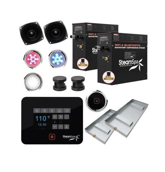 SteamSpa BKT1500ORB-A Steam Bath Generator Package - MSRP $2,724