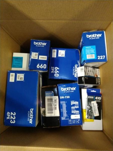 Printer Ink & Toner - Lexmark, Brother, HP, Canon - MSRP $3,070