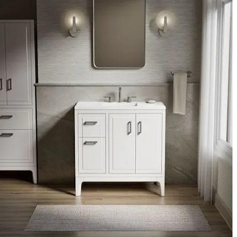 Kohler K-33553-ASB-0 Vanity Set - MSRP $1,286