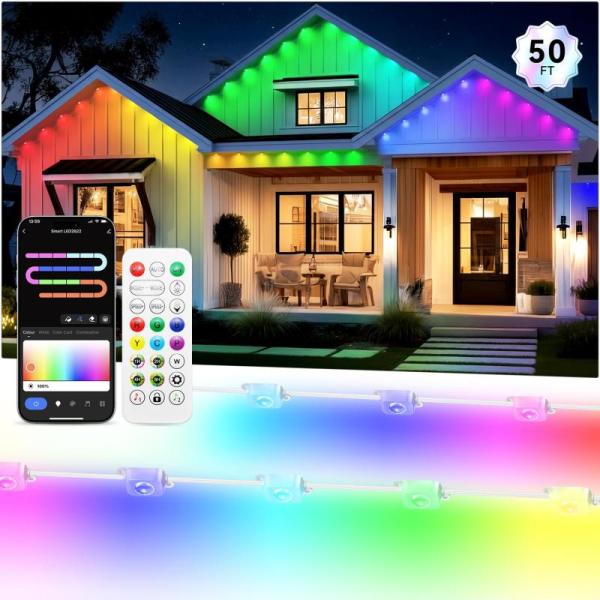 Home Improvement- Minetom C9 Christmas Lights Outdoor, lemonlovely 100FT Permanent Outdoor - MSRP $25,379