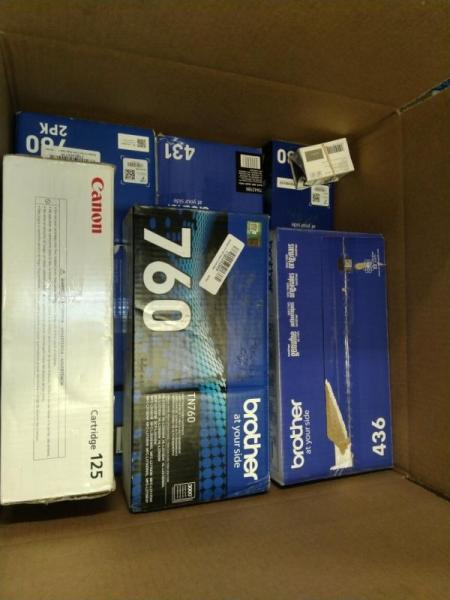 Printer Ink & Toner - Brother & Canon - MSRP $2,872