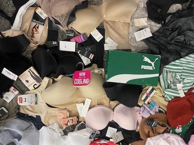 Nike Spanx Le Mystere Ralph Lauren Bali J Crew Shapermint MSRP $3,654