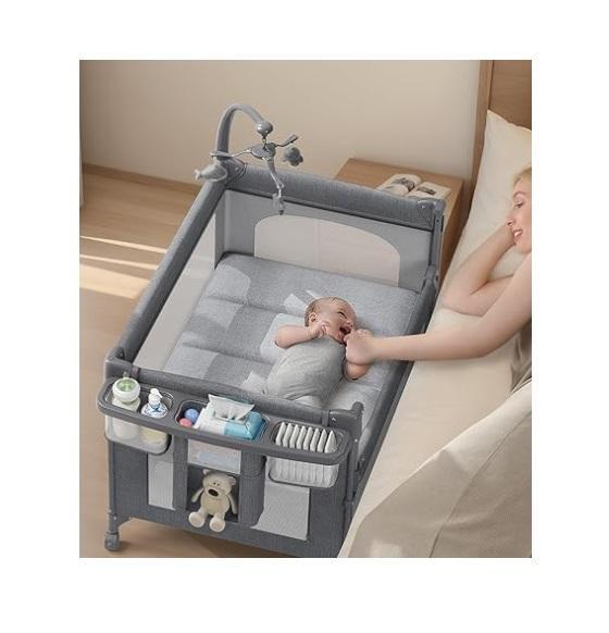 TinyGlow 4 in 1 Baby Bassinet & Bedside Crib, LASFIT Kia Floor Mats Backrest Mats, OUGOO Kitchen Sink - MSRP $2,621