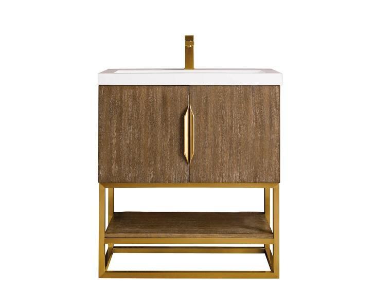 James Martin Vanities 883-V31.5-LO-RG-WG Vanity Set - MSRP $1,406