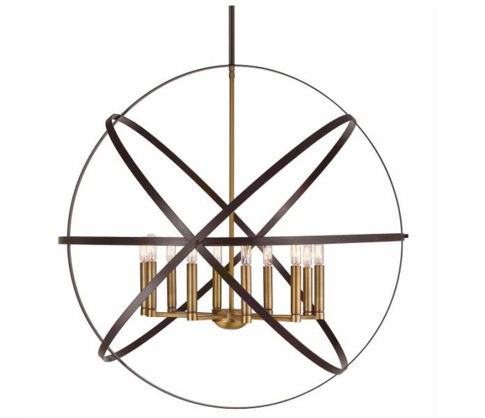 Z-Lite 463-36HBRZ-OBR Chandelier - MSRP $510