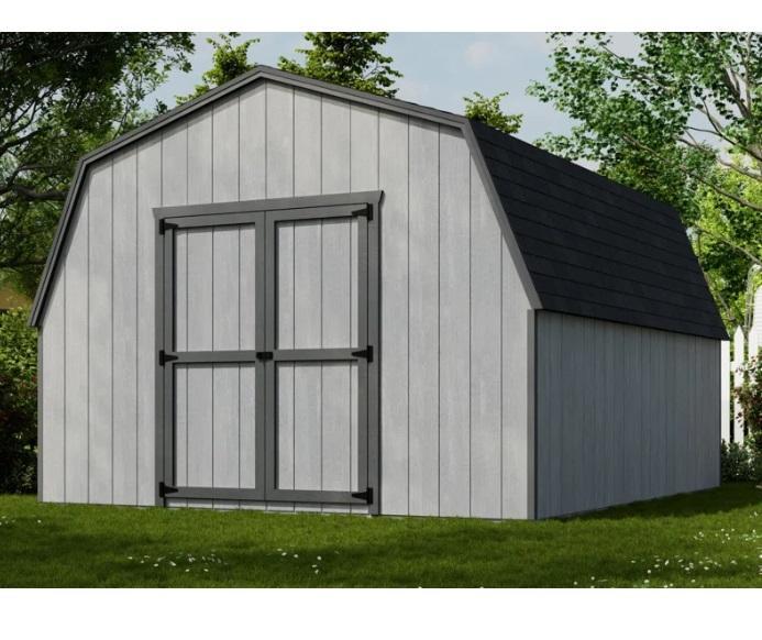 Truckload - Housewares - Value Gambrel Barn Storage Sheds, Ailany Traditional Wood Panel Bed, Loveseat - MSRP $36,121