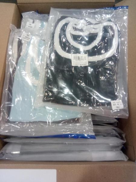 Apparel- PINKSIR Womens Sleeveless Scoop Neck Tank Top Ribbed Fitted Summer Slim Color Block Basic Knit Top - MSRP $228