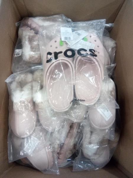 Shoes- HOMEHOT Womens Slippers Memory Foam Fuzzy Plush, Crocband Clog - MSRP $384