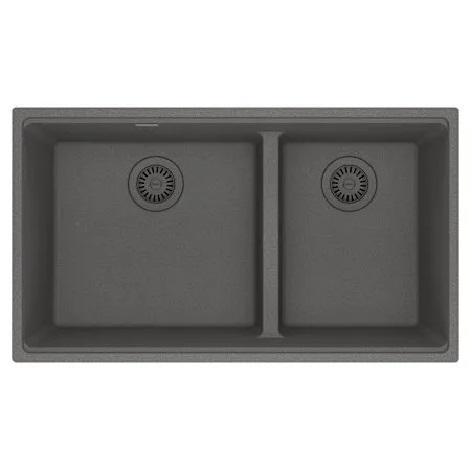 Franke MAG1601812LD-SHG Double Basin Granite Kitchen Sink - MSRP $568