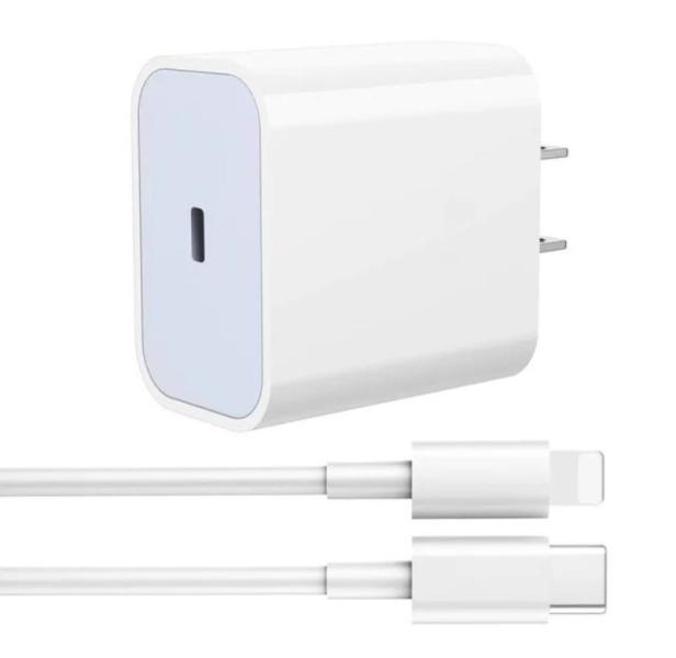 18W USB-C Power Adapters & USB-C to Lightning Cables