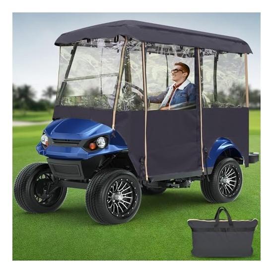 Lupple Golf Cart Enclosure, Syncvibe Shoe Rack, KozyFly Boho Runner Rug - MSRP $2,286