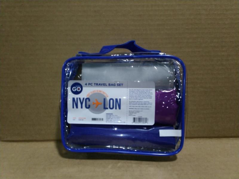 Bed Bath and Home - Gotta Go 4 Piece Travel Bag Trio Set - MSRP $15,165