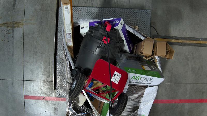 AIRCARE Pedestal Evaporative Large Room Tower Humidifier, Milwaukee 800lb 2-Wheel Steel Hand Tuck, Kobalt - MSRP $2,331