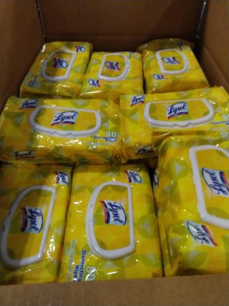Grocery - Lysol Handi-Pack Disinfecting Wipes, 80ct - Lemon & Lime Blossom - MSRP $1,080