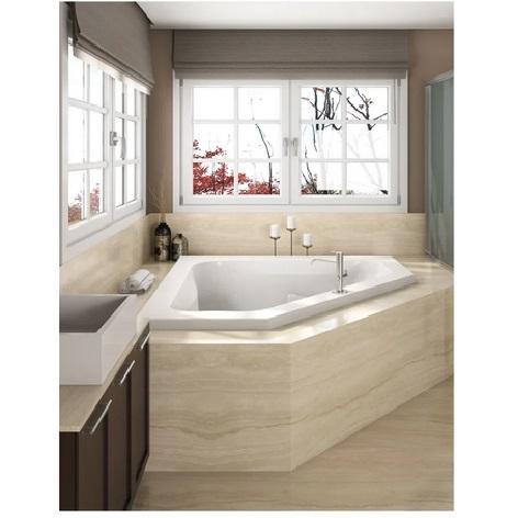 Jacuzzi TRD60-6022JC-AW Corner Soaking Bathtub - MSRP $907