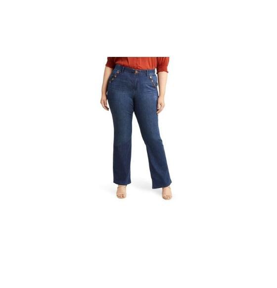 Apparel - Wit & Wisdom 'Ab'Leisure Skyrise Wide Leg Jeans, High Waist Itty Bitty Bootcut Jeans - Original MSRP $1,458
