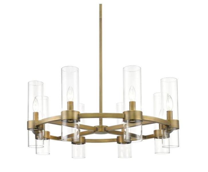 Z-Lite 4008-8RB Chandelier - MSRP $1,230