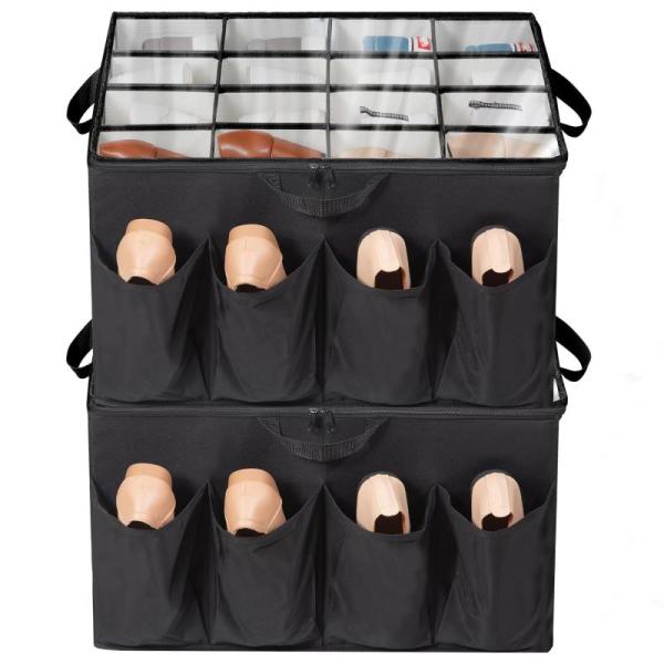 Home - STORAGEIDEAS Shoe Organizer, DecorbyHannah Pink Christmas Ornaments, Black Abstract Metal Wall Art - MSRP $6,551