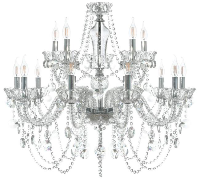 Home Improvement- ROMYEAR Crystal Chandelier, Modern Country Pendant Light, Jonsi Dining Room Light Fixtur- MSRP $6,371