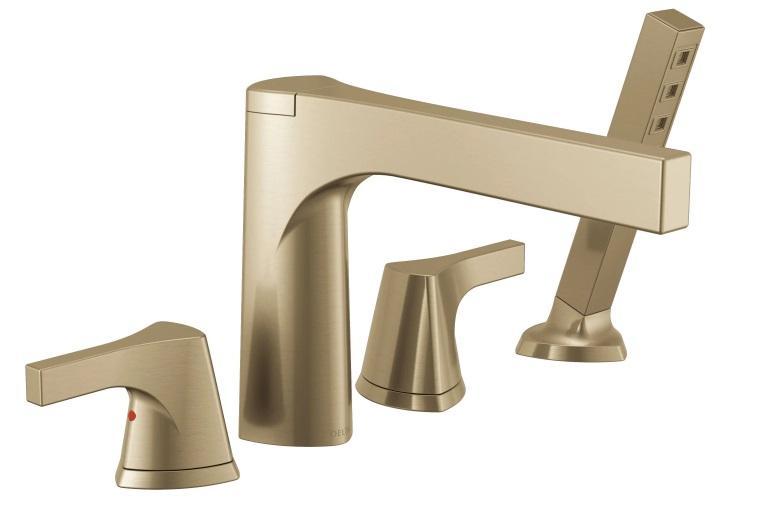 Delta T4774-CZ - Roman Tub Faucet, Kohler K-39015-NA - Rough In Valve- MSRP $9,753