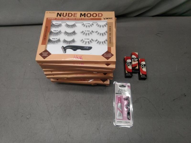 Health & Beauty - Moira Lip Plush Cream Lipstick, The Creme Shop Eyelash Adhesive - MSRP $840