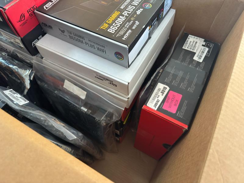 SALVAGE Motherboards - ASUS, NZXT, ASRock, MSI - MSRP $8,708