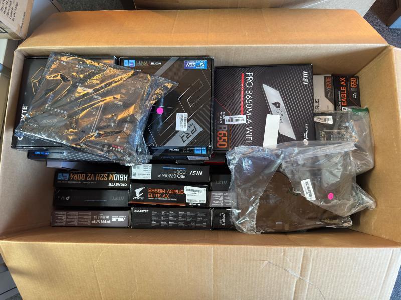 SALVAGE Motherboards - MSI, GIGABYTE, ASUS, ASRock - MSRP $5,448
