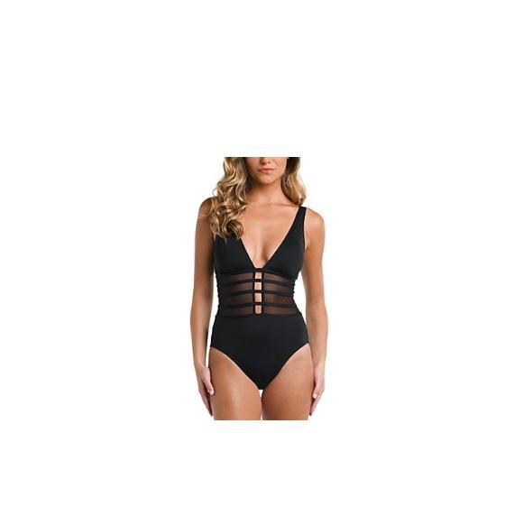 Apparel- La Blanca Island Goddess Mesh 1pc Swimsuit, English Factory, Elomi, Wit & Wisdom, Wacoal - MSRP $2,299