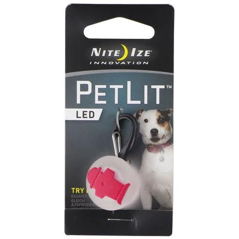 Nite Ize PetLit LED Collar Light - Red Hydrant