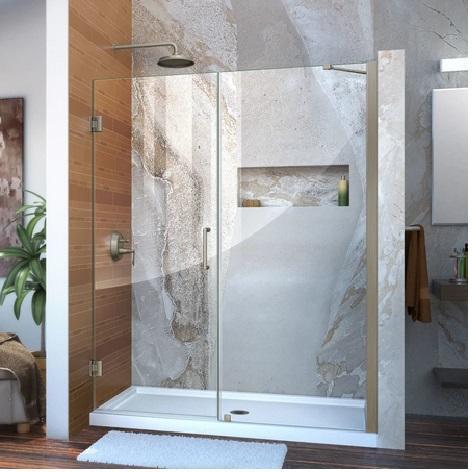 DreamLine SHDR-20577210-04 Frameless Shower Door - MSRP $829
