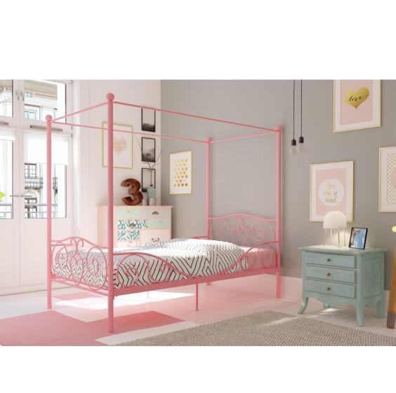 Furniture - Murdock Kids Floor Bed, Metal Canopy Kids Platform Bed, and More - MSRP $2,739
