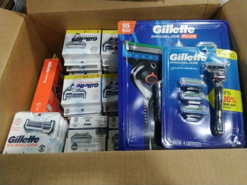 Health & Beauty - Gillette ProGlide MenS Razor Handle & Cartridges, SkinGuard Men's Razor Blade Refills - MSRP $1,521