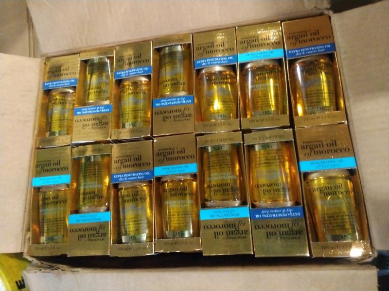 Package of OGX Renewing Argan Oil of Morocco Extra Strength Penetrating Oils - MSRP $894