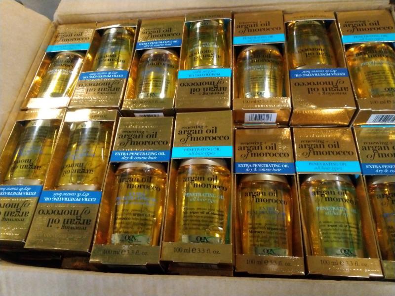 Package of OGX Renewing Argan Oil of Morocco Penetrating Oils - MSRP $814