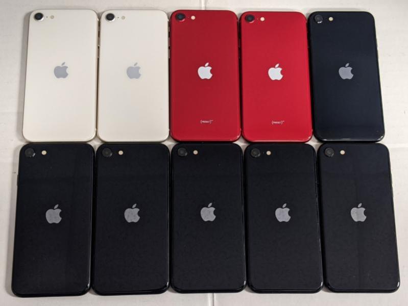 Apple iPhone SE 3rd Gen, 64-128GB, 18 Units, Refurb, MSRP $7,940