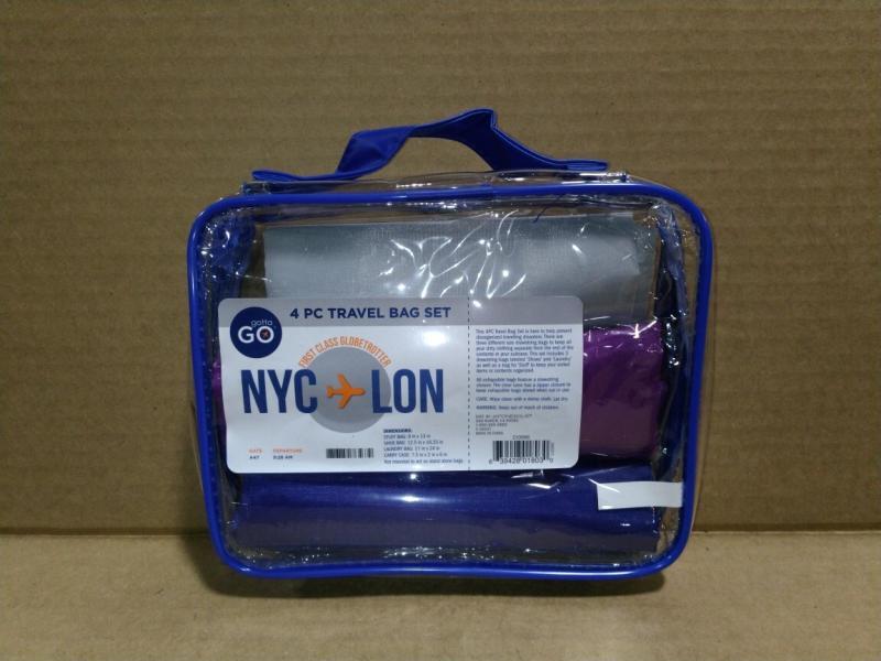 Handbags - Gotta Go 4 Piece Travel Bag Sets - MSRP $15,109