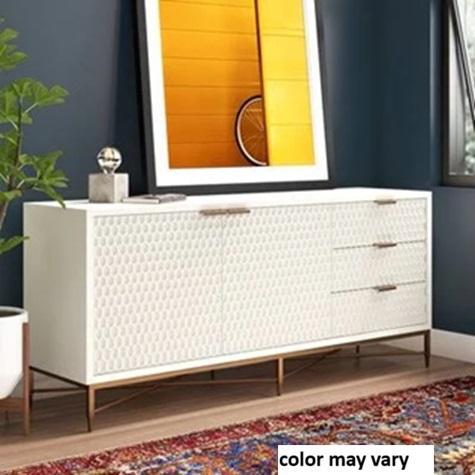 Furniture - AllModern Capra Media Console, Wade Logan Berlinde Upholstered 3 Seater Sofa - MSRP $3,693