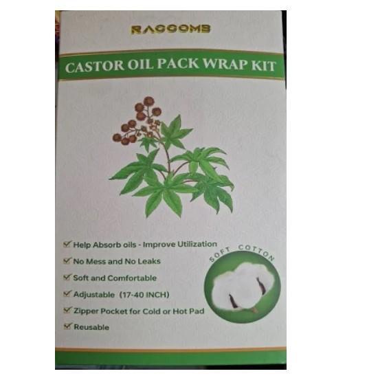 Raccomb Castor Oil Pack Wrap for Women - MSRP $2,236