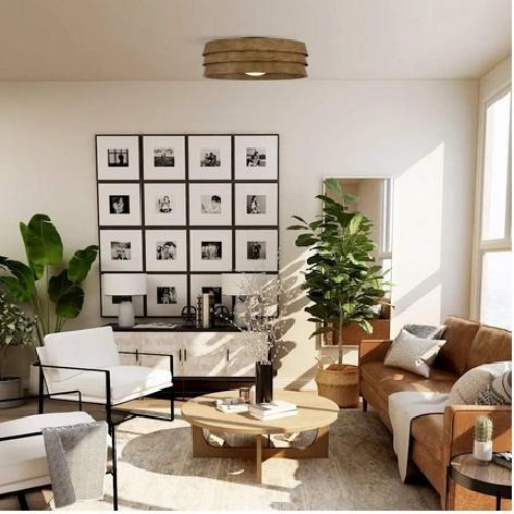 James Allan BOCFA83637BWN Indoor Caged Ceiling Fan - MSRP $952