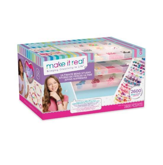 Toys & Games - Make It Real Bead Craft Kit, Animal Adventure Dino Plush, Space Jam Action Set - MSRP $430