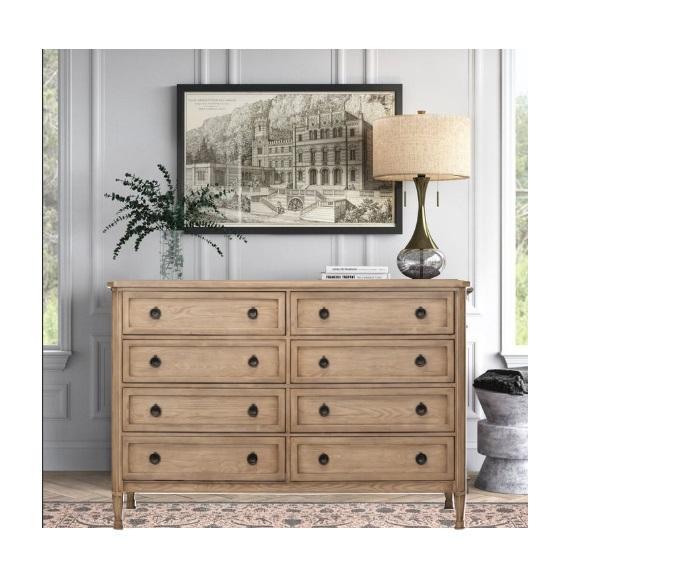 Truckload - Housewares - Vineyards 8 Drawer 66''W Solid Wood Double Dresser, Currahee 72" Vanity, Washer - MSRP $34,917
