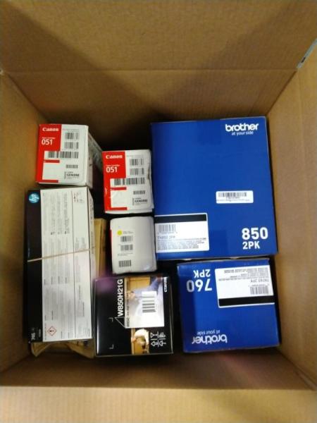 Printer Ink & Toner - Lexmark, Brother, HP, Canon - MSRP $2,606