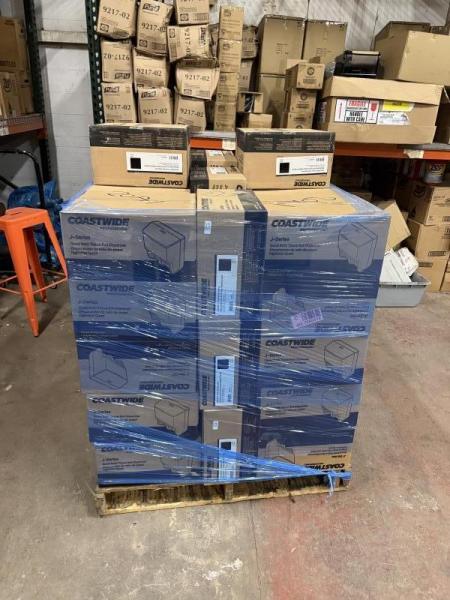 COASTWIDE CWJ4BT-B Quad Bath Tissue Roll Dispenser, Black