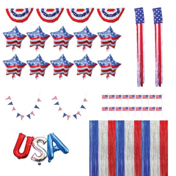 Lawn & Garden- 45 PC 4th Of July Decorations, Indoor Bug Catcher for Mosquitoes Gnats Fruit Flies Mosquito- MSRP $6,417